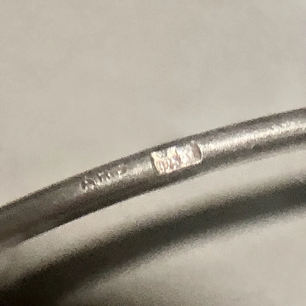 Antique Art Deco Sterling Silver Artisan Signed Collar Cuff Choker Drop Necklace - Picture 3 of 15